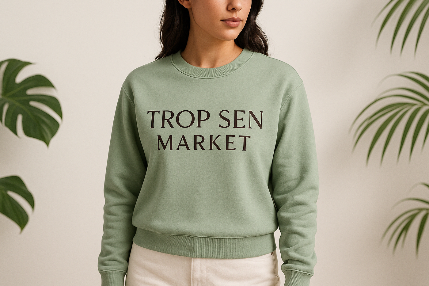 TROP SEN MARKET - WOMEN CREWNECK