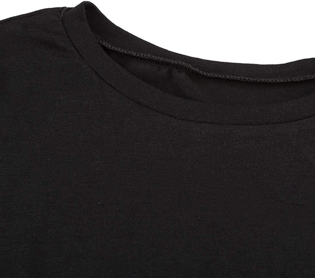 Girls Casual Tunic Tops Knot Front Long Sleeve Loose Soft Blouse T-Shirt Size 4-13