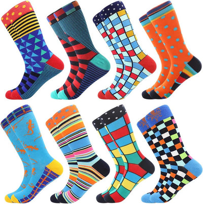 Fun Socks, Cool Cute Food Graphic Animal Novelty Crazy Funny Crew Dress Socks for Men