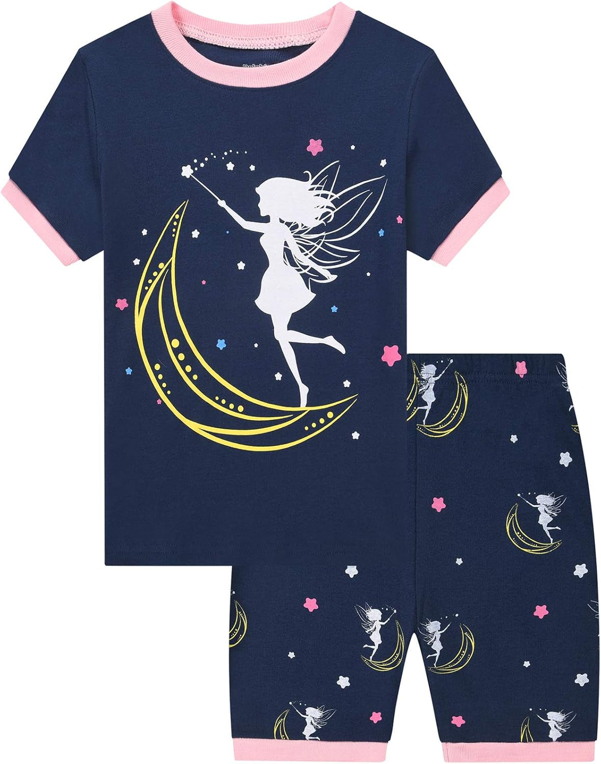 Little Girls Cotton Short Pajamas Summer Kids Clothes Toddler Toddler Pjs Sets