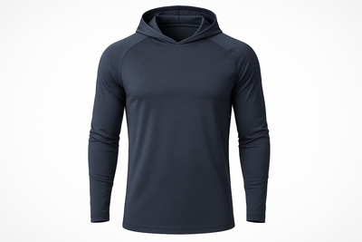 Men'S Dry Fit Athletic Shirt Workout Running Long Sleeve Shirts with Hoods