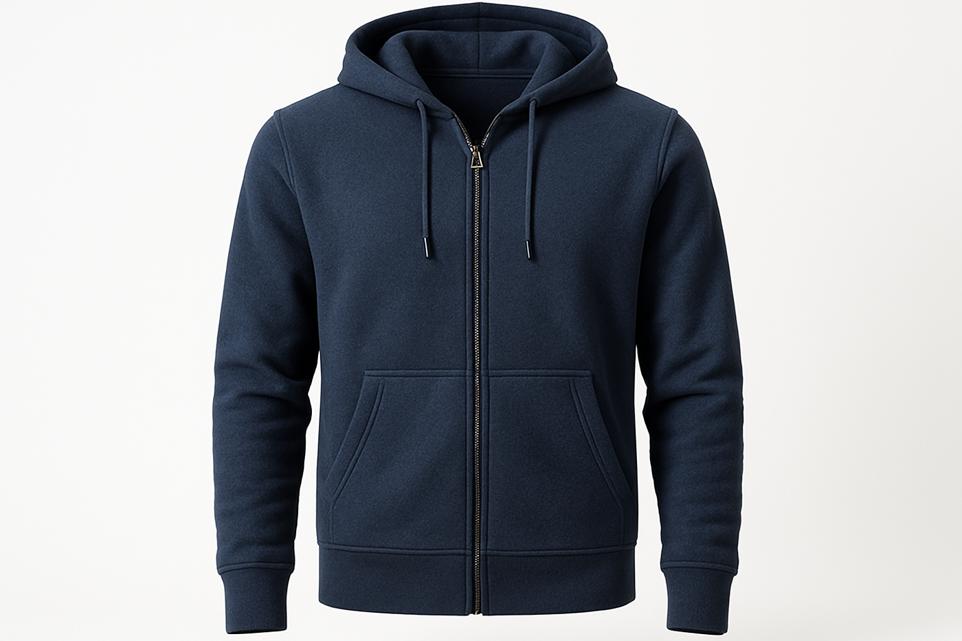 Men'S Full-Zip Hooded Fleece Sweatshirt