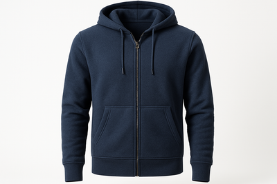 Men'S Full-Zip Hooded Fleece Sweatshirt