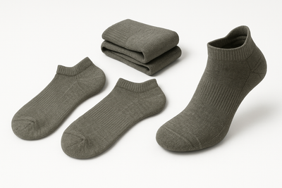 Merino Wool Ankle Socks, Men'S Women'S 90% Wool Athletic Thin Running Moisture Wicking Socks, 3 Pairs