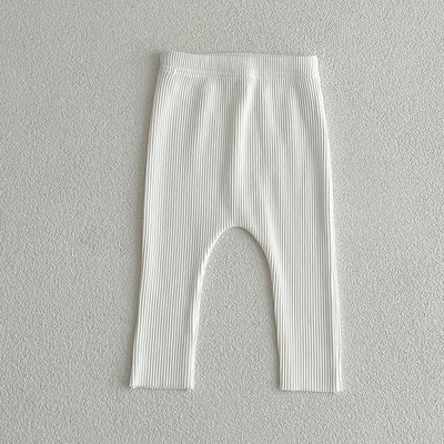 Solid Color Soft Cotton Comfy Leggings-10
