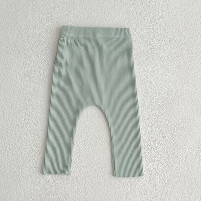 Solid Color Soft Cotton Comfy Leggings-6